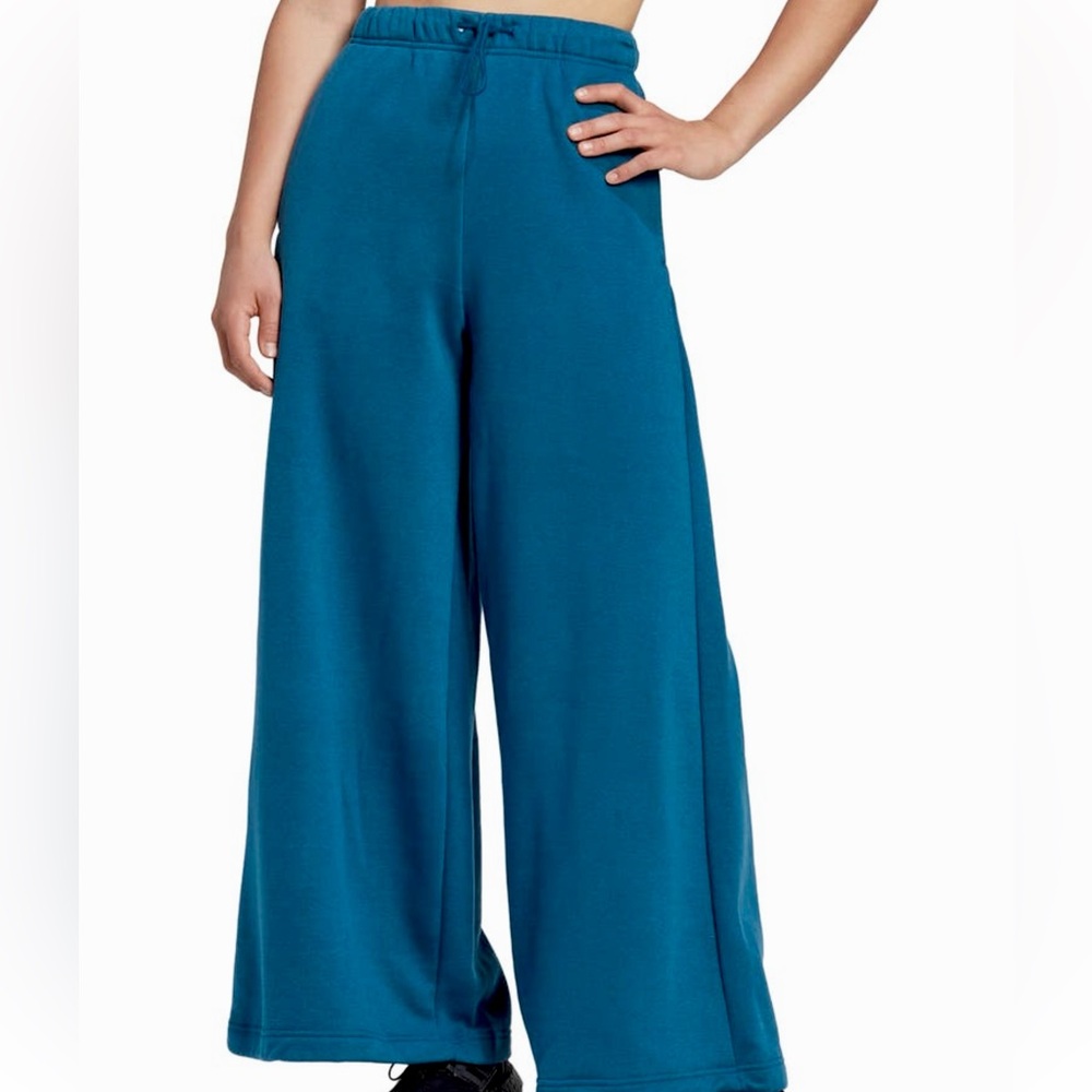 Adidas Wide Leg Fleece Pants